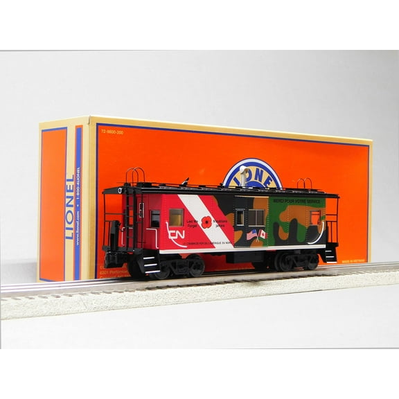 Lionel Canadian National Veterans Bay Window Caboose O Gauge 2226790