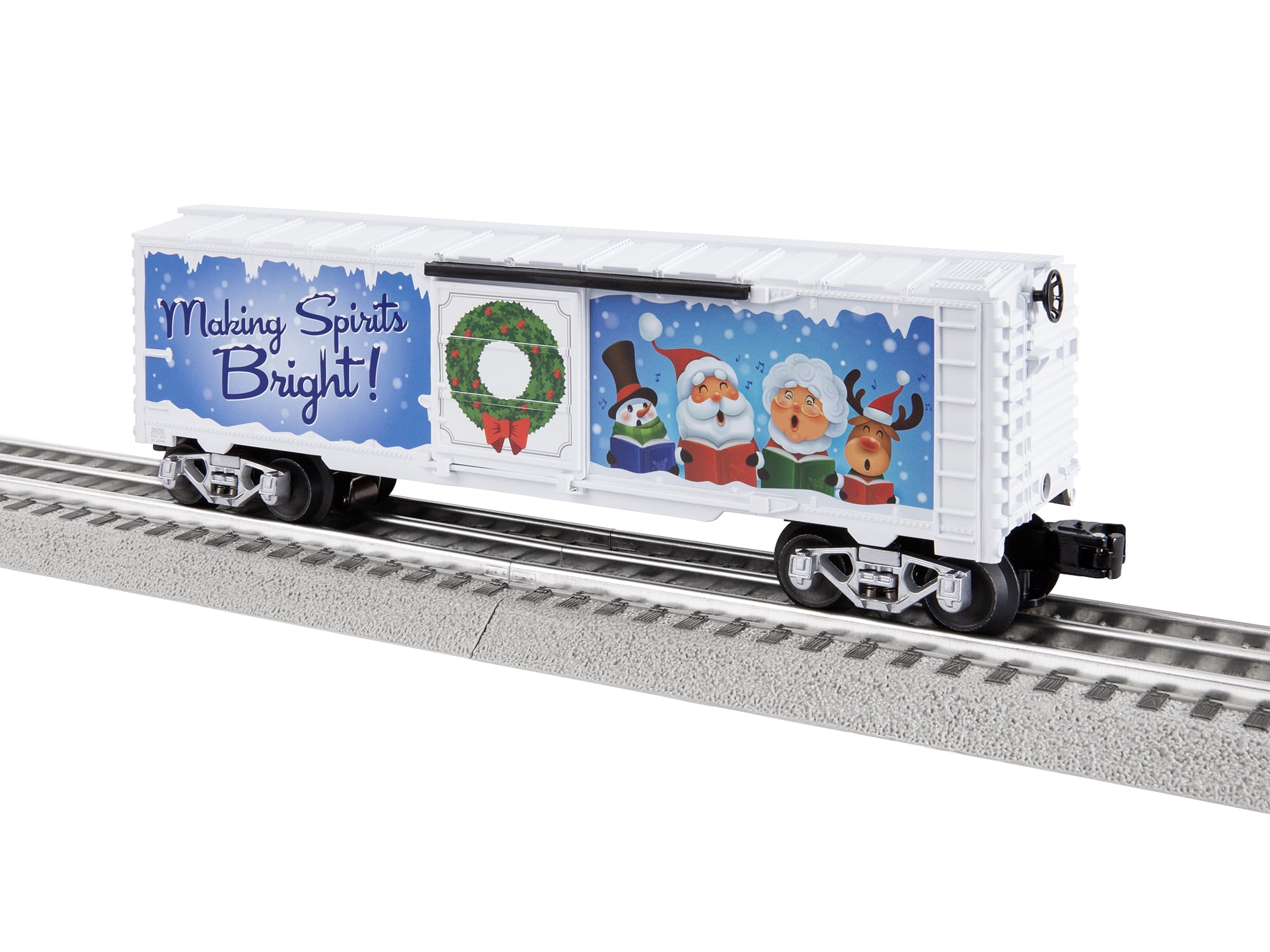 Lionel Christmas Illuminated O Gauge Model Train Music Boxcar 23