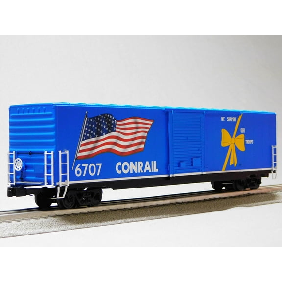 Lionel Conrail Veterans Illuminated Flag BOXCAR #6707 O Gauge 2226850