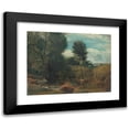 thumbnail image 1 of Lionel Constable 24x19 Black Modern Framed Museum Art Print Titled - View on the River Sid, Near Sidmouth (ca. 1852), 1 of 5