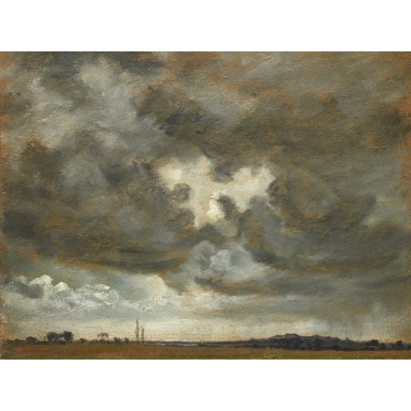 Lionel Constable Cloud Study 1850 Painting Extra Large XL Wall Art Poster Print