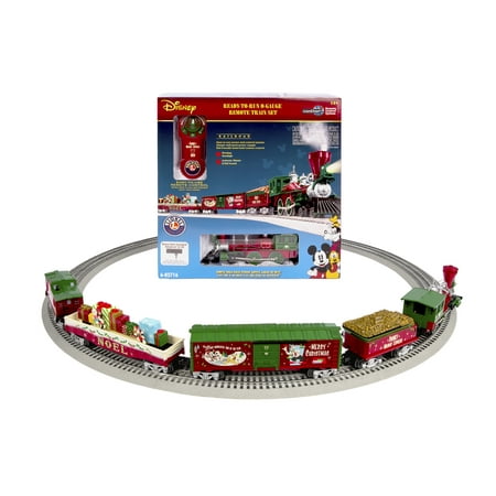 Lionel Disney Mickey Holiday to Remember Electric O Gauge Model Train Set with Remote