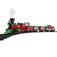 thumbnail image 1 of Lionel Disney Battery Operated Mickey Mouse Express Toy Train Set with Bluetooth, Locomotive, Train Cars, and Track with Authentic Train Sounds, Lights, and Water Vapor Smoke Effects, 1 of 16