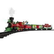 Lionel Disney Battery Operated Mickey Mouse Express Toy Train Set with Bluetooth, Locomotive, Train Cars, and Track with Authentic Train Sounds, Lights, and Wat