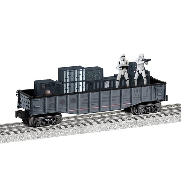 Lionel Disney Star Wars Empire Stormtroopers O Gauge Model Train Chasing Gondola Car for Ages 14+