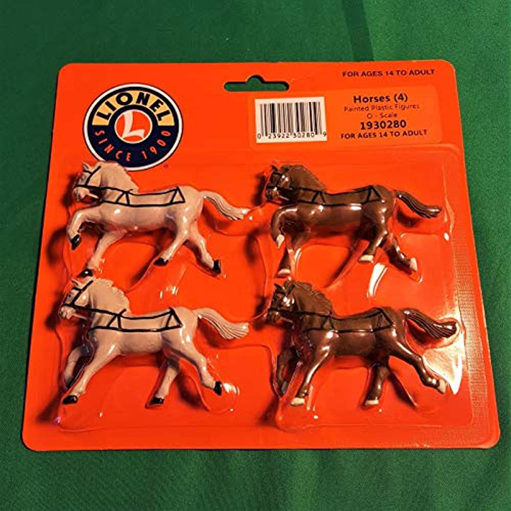 Lionel Electric O Gauge Model Train Figures Horses Pack of 4 - Walmart.com