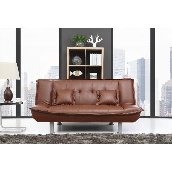 Lionel G133-S Sofa Bed, Brown, Versatile for Living & Durable