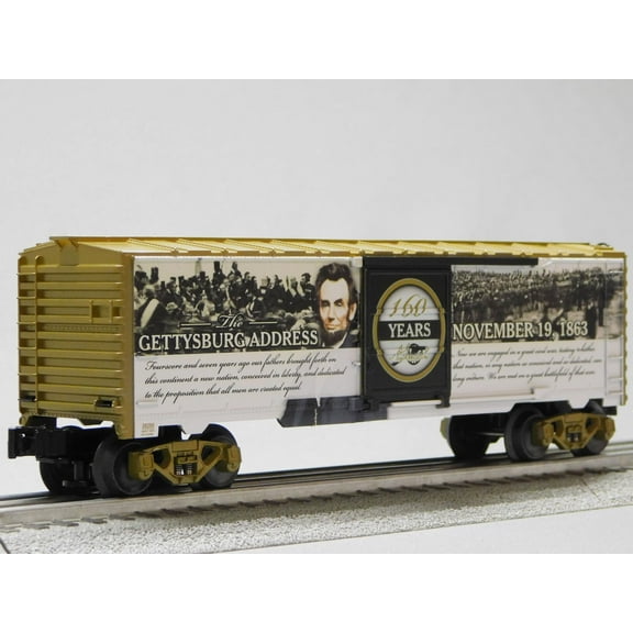 Lionel Gettysburg Address 160th Anniversary MUSA O Gauge Model Train Boxcar