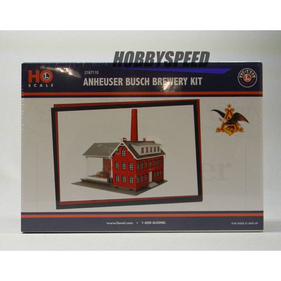 Lionel HO Scale ANHEUSER Busch Brewery Building KIT 2167110