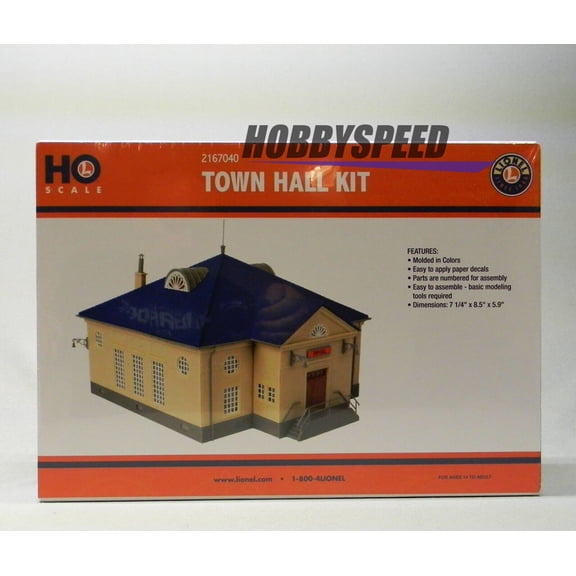 Lionel HO Scale Town Hall Building KIT 2167040