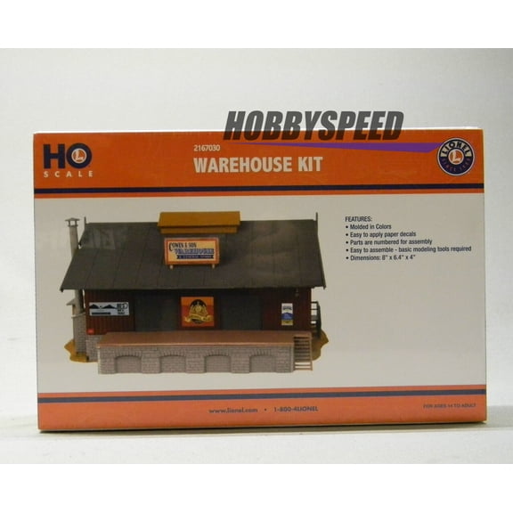 Lionel HO Scale Warehouse Building KIT 2167030
