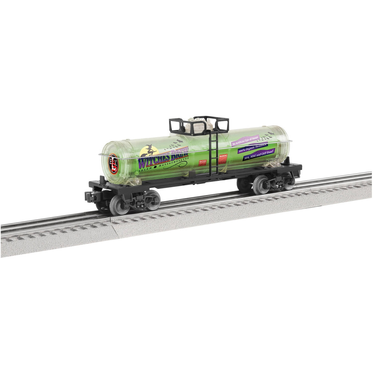 Lionel Halloween Witches Brew O Gauge Model Train Tank Car