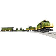 Lionel John Deere Freight Electric O Gauge Train Set with Remote and Bluetooth 5.0 Capability