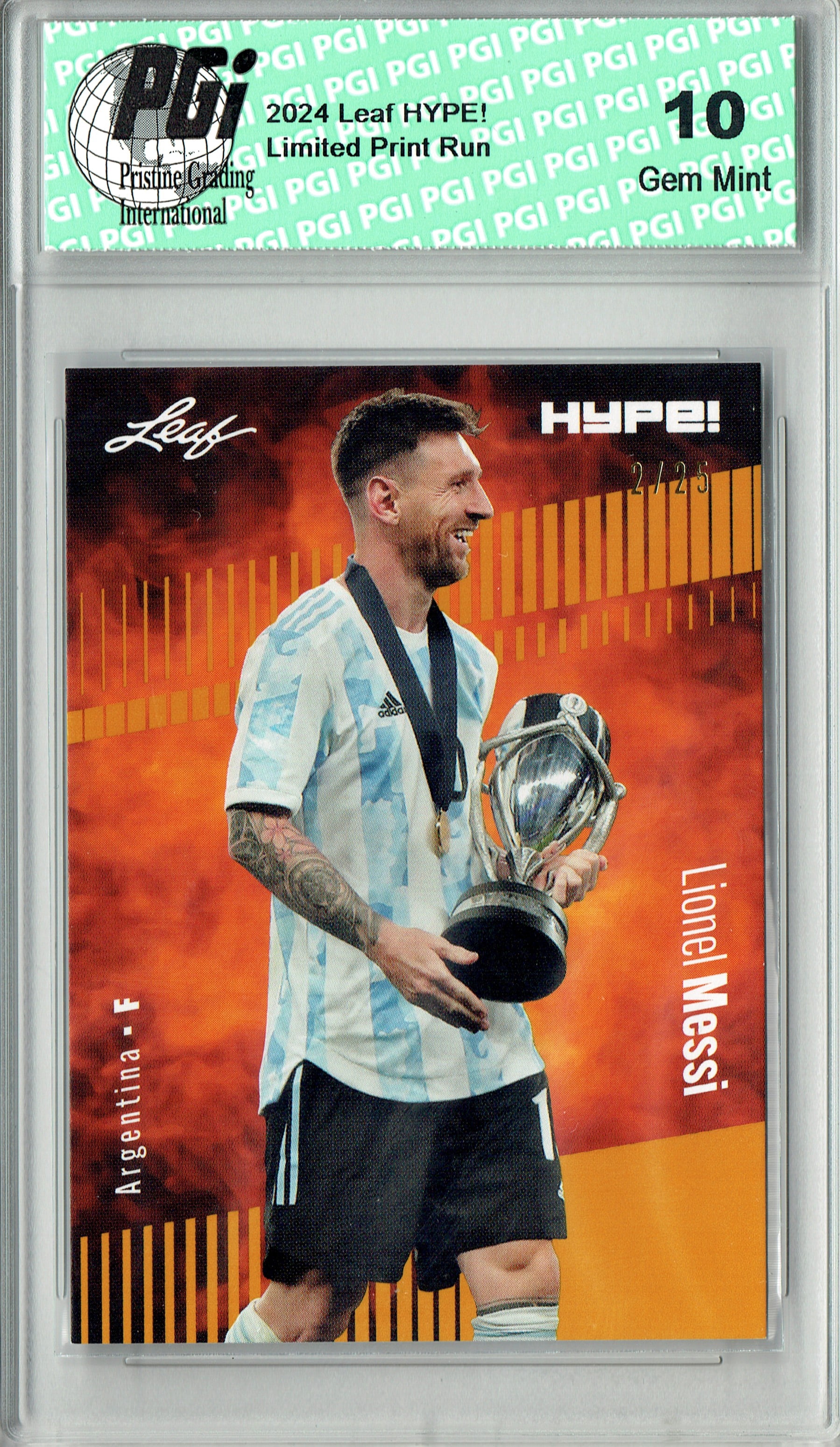 rare messi cards 2022 Topps UEFA Superstars 135 Lionel Variation PSA 10 Gem Mint Argentina Legend Lionel Messi 2024 Leaf HYPE!