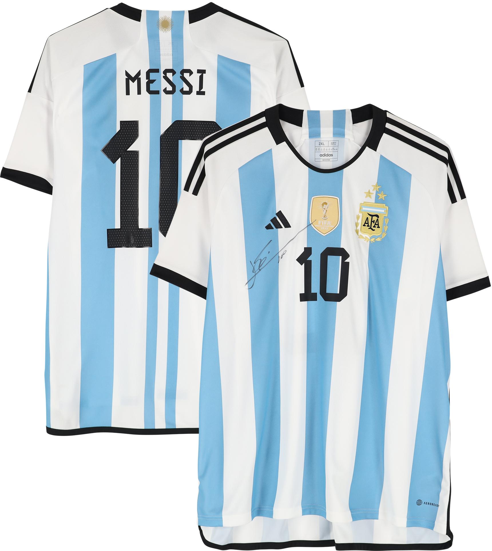 Lionel Messi Argentina National Team Autographed 2024 Adidas Replica 