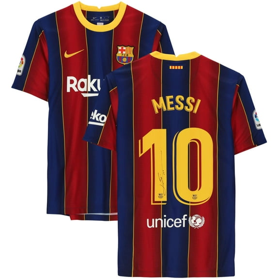 Lionel Messi Barcelona Autographed 2020-2021 Home Jersey - Fanatics Authentic Certified