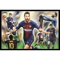 thumbnail image 1 of Lionel Messi Collage Laminated & Framed Poster Print (24 x 36), 1 of 1