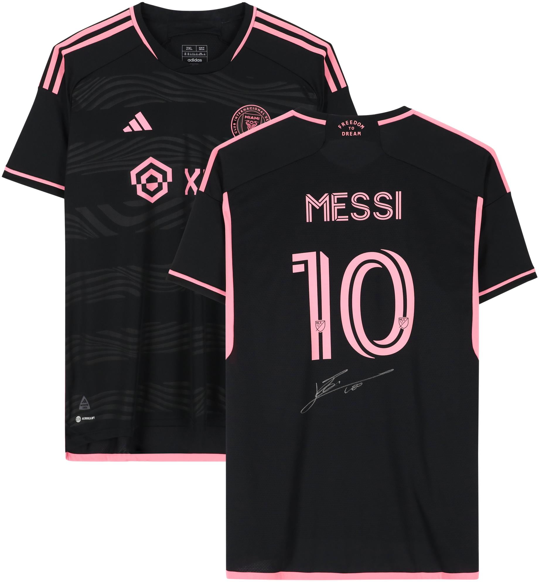 Lionel Messi Inter Miami CF Autographed 202223 Black Adidas Authentic