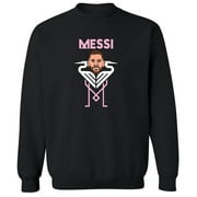 Lionel Messi Miami Logo Crew Neck Sweatshirt