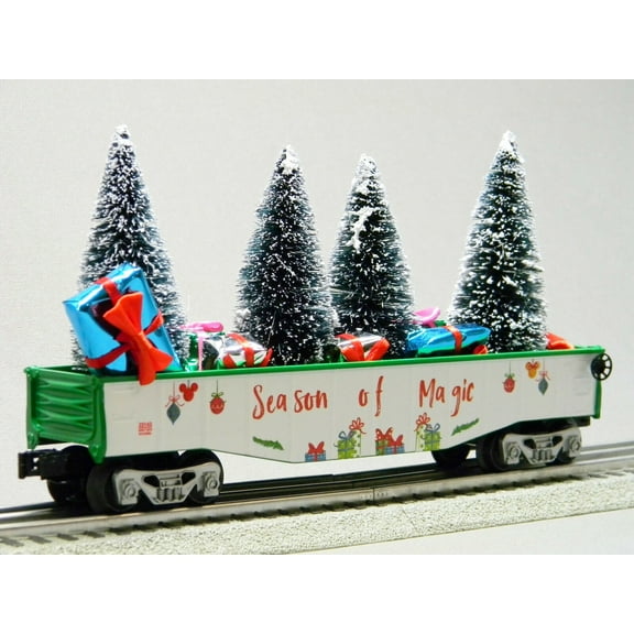 Lionel Mickey Mouse Disney Christmas Season of Magic Gondola w/Presents and Tree Load O Gauge
