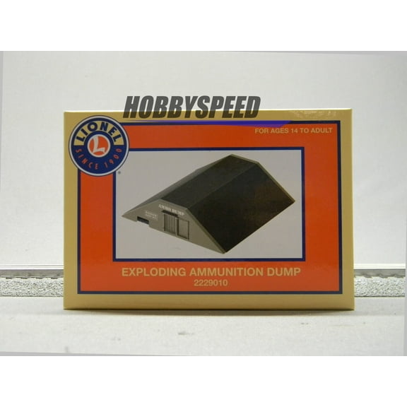 Lionel Military Exploding Underground Ammo O Gauge Model Train Dump Building