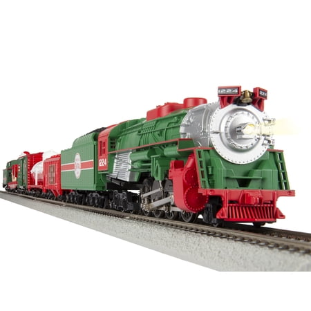 Lionel North Pole Central Electric HO Train Set with Remote and Bluetooth Capability