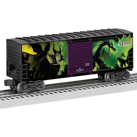 Lionel O Scale Disney Villains Hi-Cube Two Pack Boxcar Manual Model Train Set