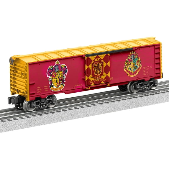 Lionel O Scale Hogwarts Gryffindor House Boxcar Model Train Rolling Stock