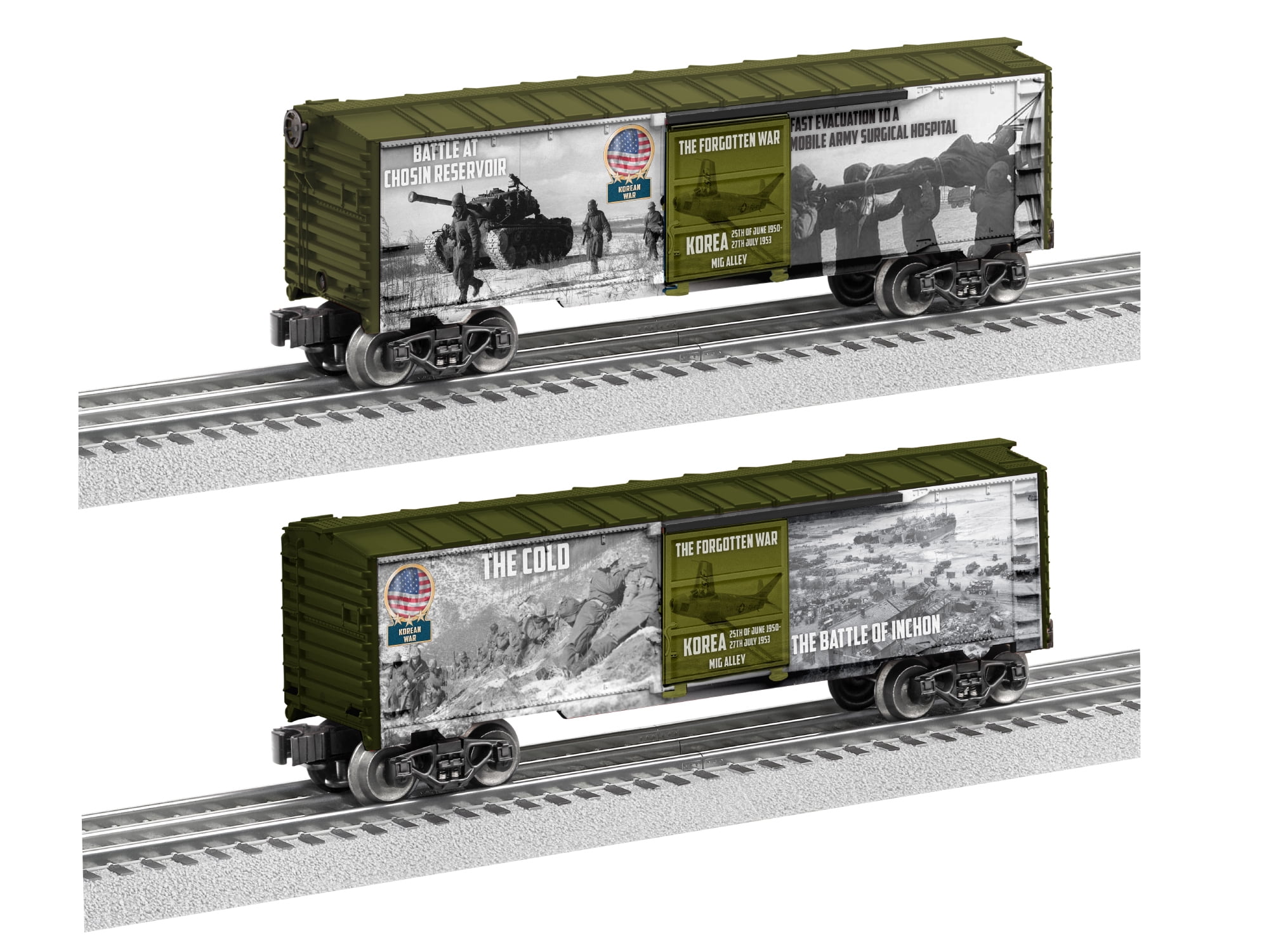 Lionel O Scale Korean War Boxcar Electric Powered Model Train  display picture 1