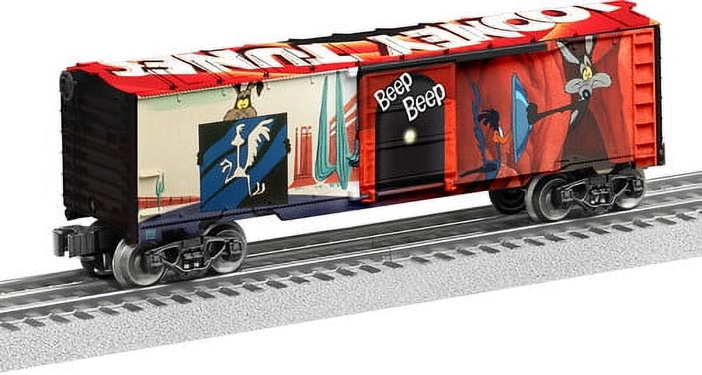 Lionel Looney Tunes Robin Hood Daffy Duck O Gauge Train Boxcar - Metal Frame, Opening Doors