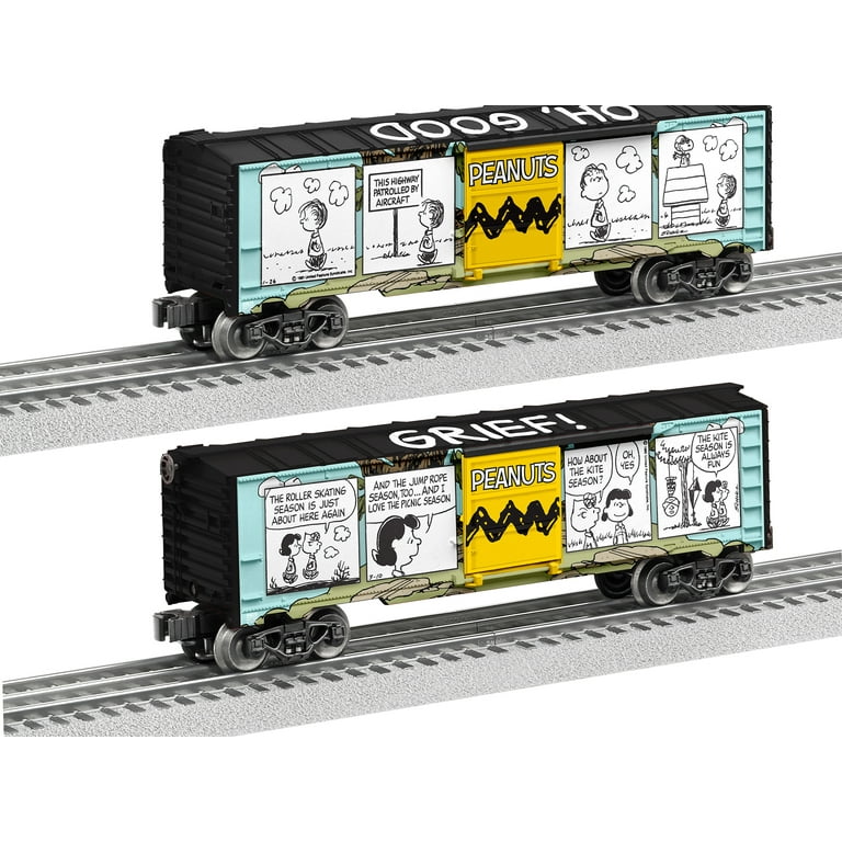 Lionel O Scale Peanuts Comic Art Hilltop Boxcar Electric Powered