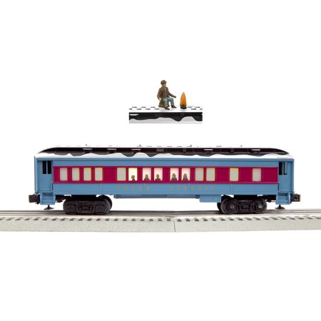 Lionel O Scale Polar Express Disappearing Hobo Train Car With Snowy Roof