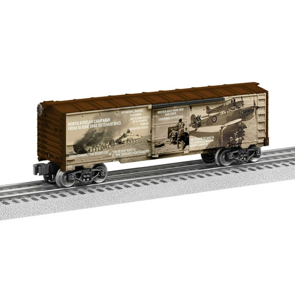 Lionel O27 WWII Africa Campaign MUSA Boxcar LNL2138130 O Rolling Stock