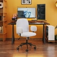 thumbnail image 1 of Lionel Office Chair Beige Office Chair, Modern Style, Comfy and durable polyester fabric, Plywood, Indoor Office, 1 of 12