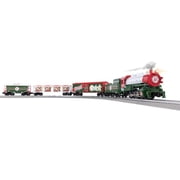 Lionel Peppermint Railroad Christmas Train Set with Bluetooth 5.0 and Remote Control, Ages 14+, Plastic