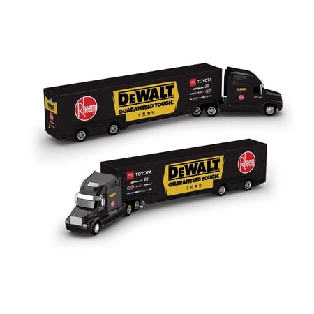 Lionel Racing NASCAR Authentics Christopher Bell No.20 Dewalt JGR Transporter 1:64 Scale Hauler
