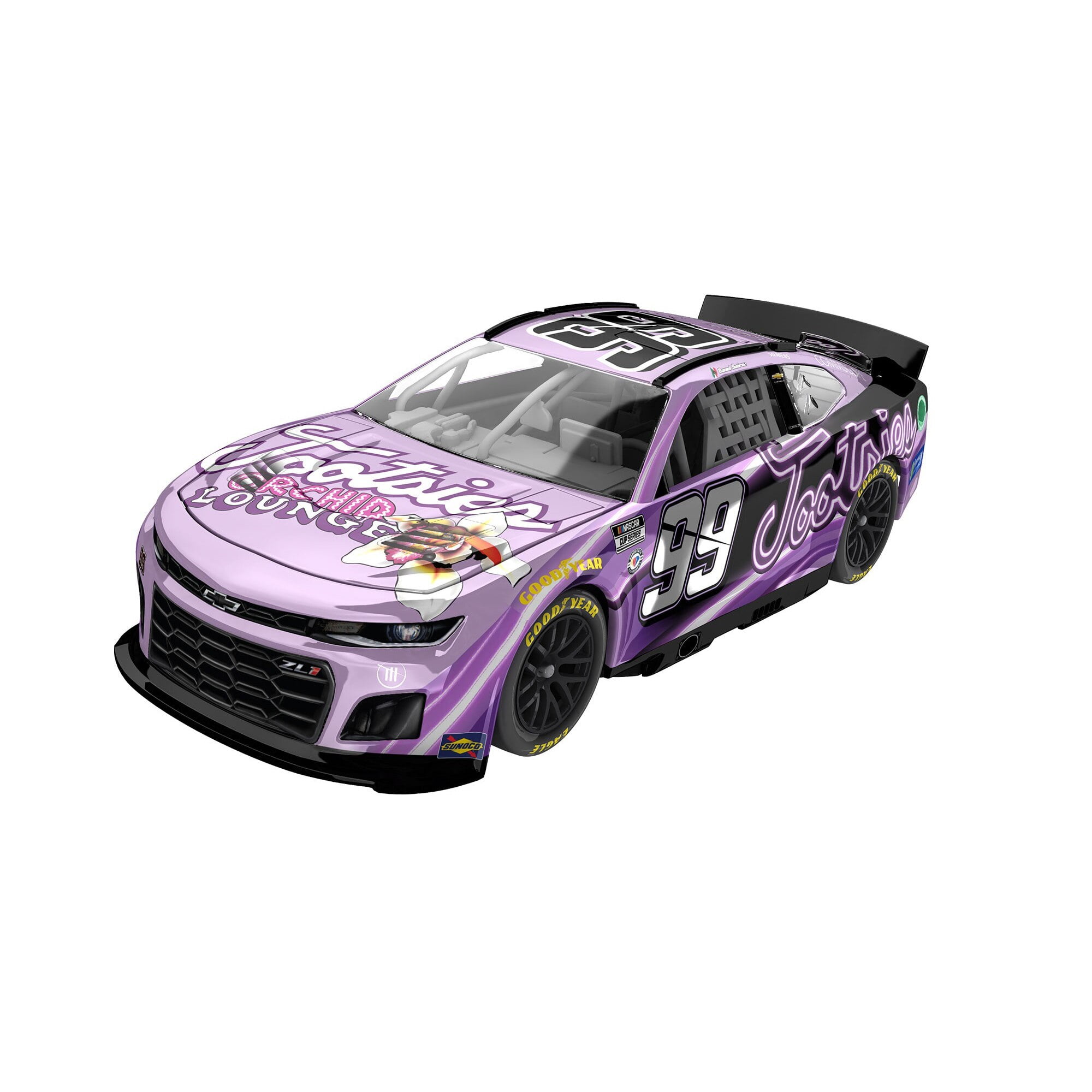 ル*ル様 a228-14】ナスカー カール・エドワーズ #99 4台セット Shane Van Gisbergen 2024 Quad Lock Throwback 1:24 Color Chrome