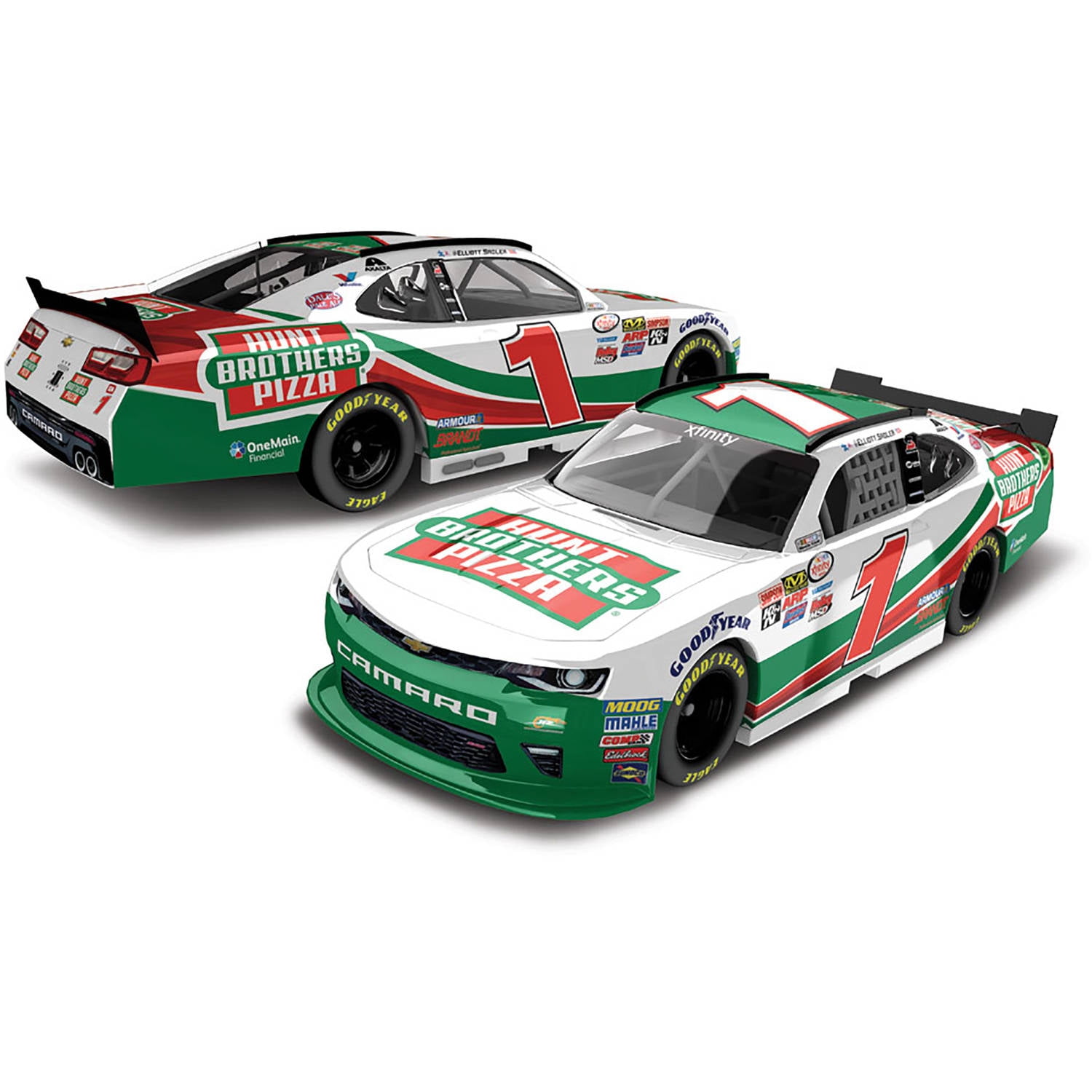 Lionel Racing Elliott Sadler #1 Hunt Brothers Pizza 2017 Chevrolet Camaro 1:64th Scale Hard-Top Official Diecast of NASCAR