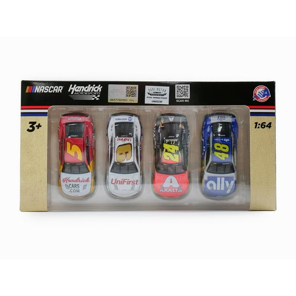 Lionel Racing Hendrick Motorsports Play Vehicle 64 Scale Darlington Throwbacks 4 Car Set