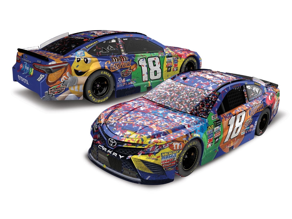 ミニカー Lionel Racing 2016 Race Winner #18 M&M's Review: 2016 Kyle Busch #18 M&Ms 75th Anniversary Retro Duel