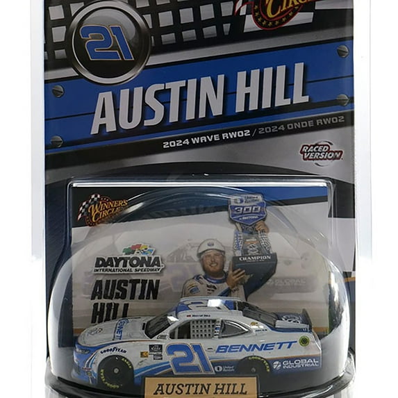 Lionel Racing NASCAR Authentics Austin Hill No.21 Bennett 50th Anniversary Daytona Win 1:64 Scale HT Die-cast Car