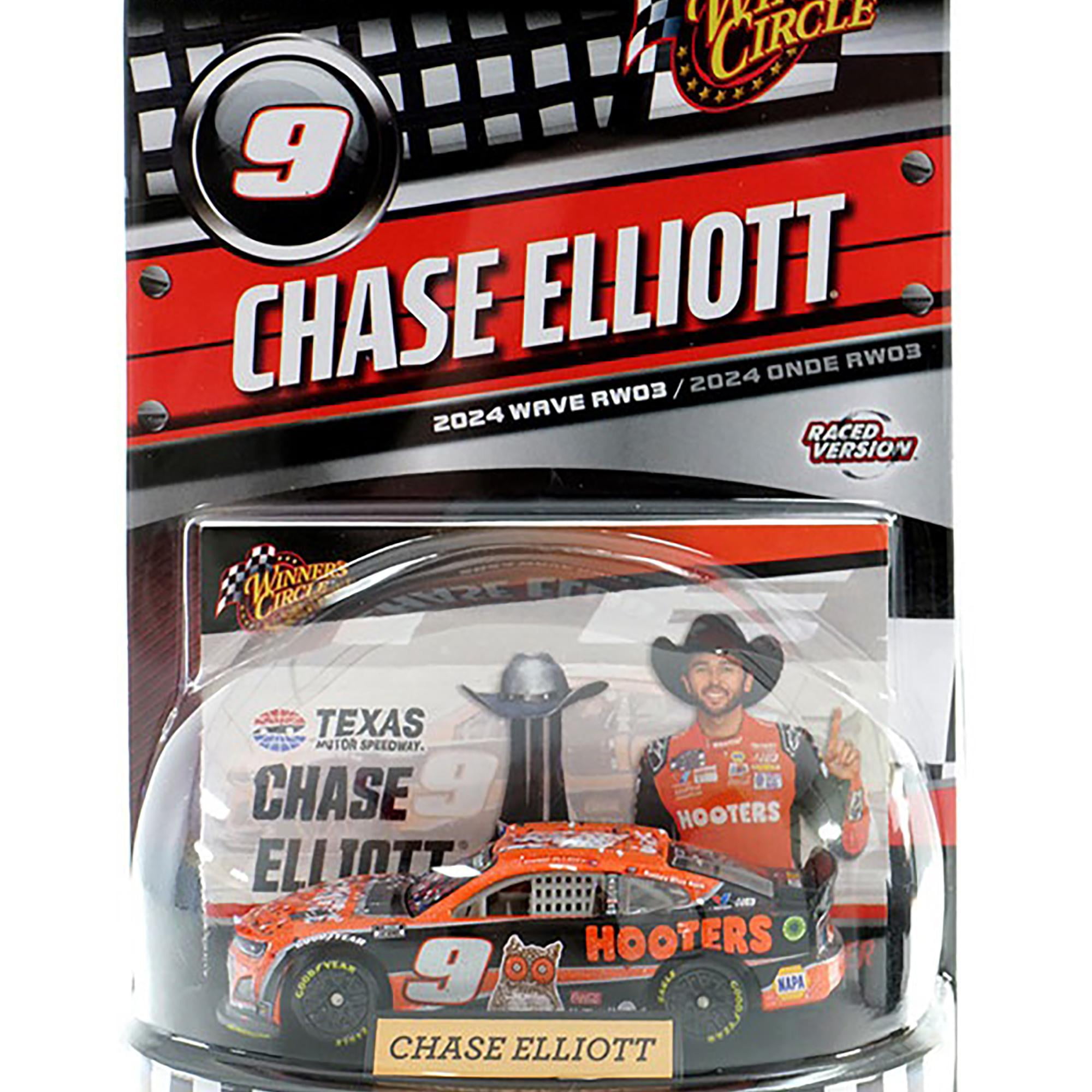 Lionel Racing NASCAR Authentics Chase Elliott No.9 Hooters Texas Motor Speedway Win 1:64 Scale HT Die-cast Car