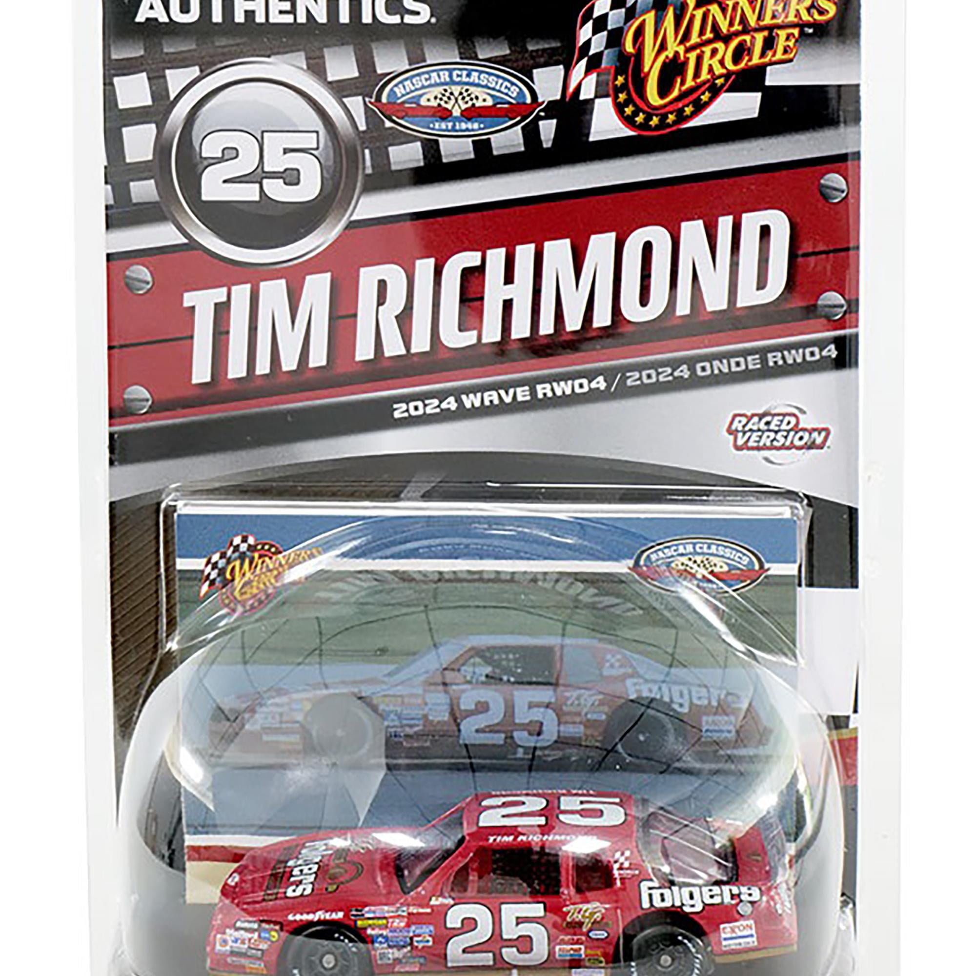 Lionel Racing NASCAR Authentics Tim Richmond No.25 Folgers Pocono Win Car with Trinket 1:64 Scale HT Die-cast Car