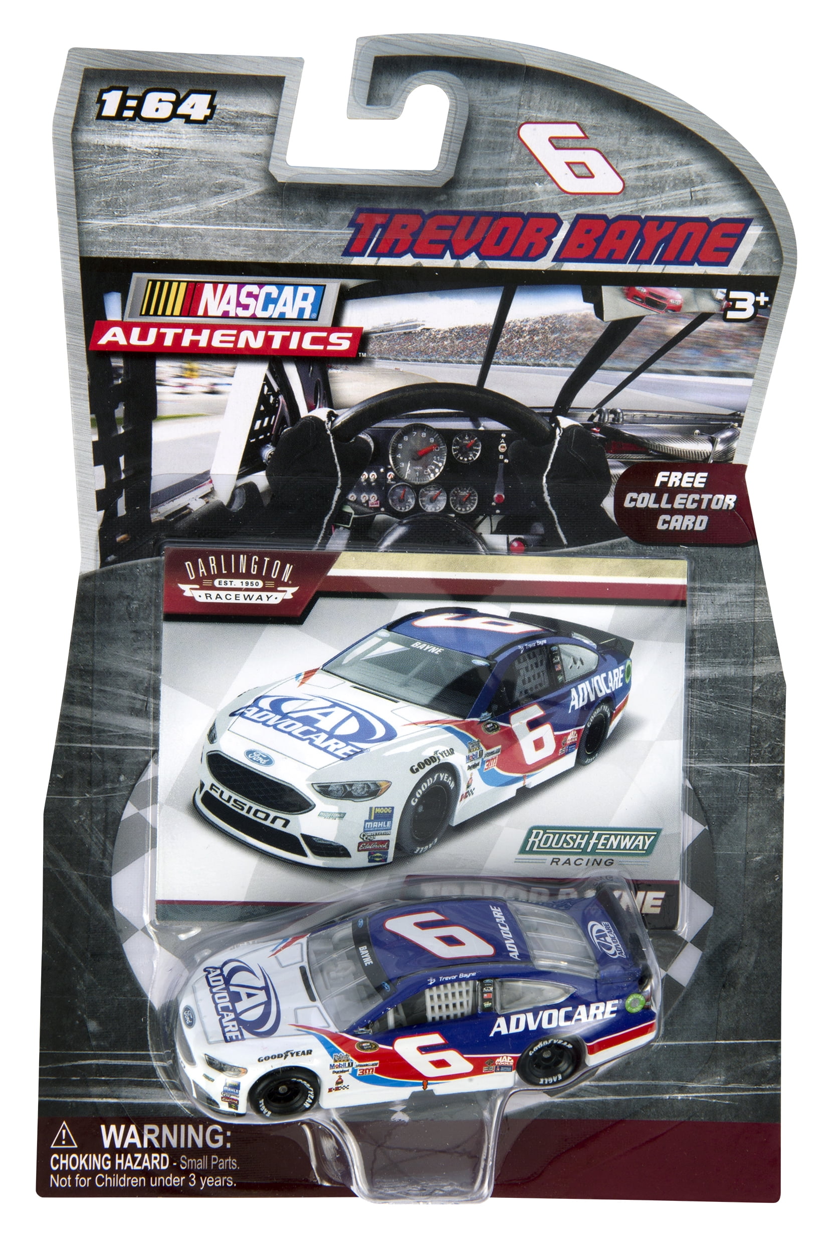 Lionel Racing Trevor Bayne 1:64 Scale ADVOCARE Darlington Diecast Car with Trading Card