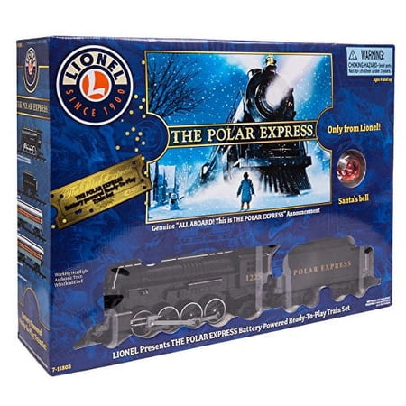Lionel Ready to Play The Polar Express with Santa's Bell Battery Powered Model Train Set