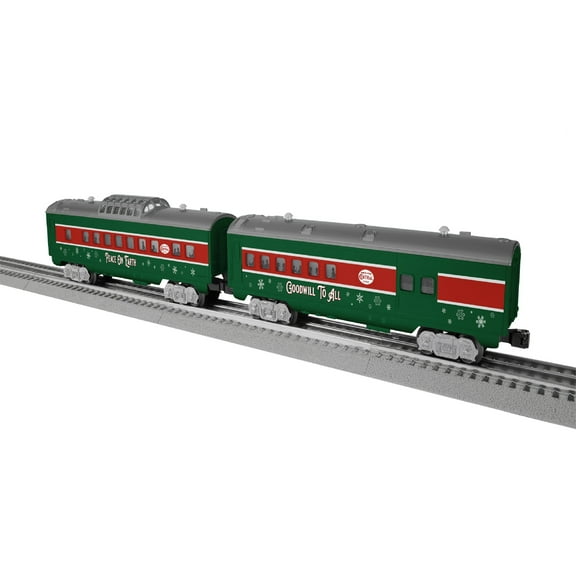 Lionel Sleigh Bell Limited Streamlined Passenger Car 2-Pack