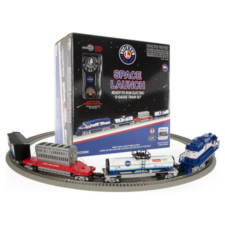 Lionel Space Exploration Electric O Gauge Train Set with Remote and Bluetooth 5.0 Capability