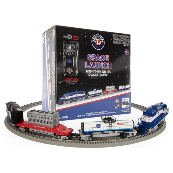 Lionel Space Exploration Electric O Gauge Train Set with Remote and Bluetooth 5.0 Capability