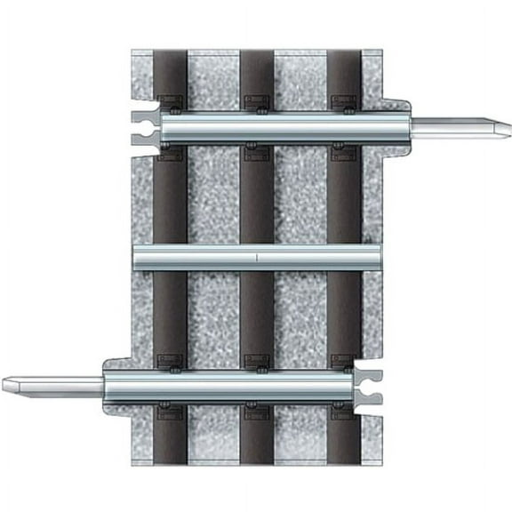 Lionel FasTrack 1 Track Section without Roadbed
