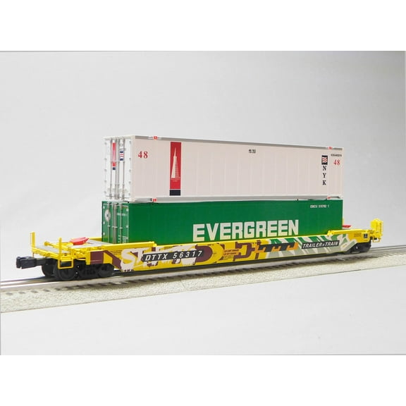 Lionel Trailer Train Husky Stack #56317 with Graffiti O Gauge